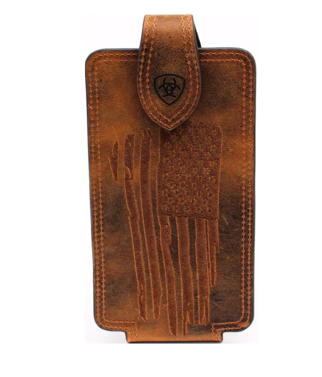 Ariat A0603002 Brown Flag Cell Phone Case