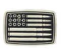 Montana Silversmiths Silver Bullet Flag Attitude Buckle
