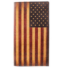 Nocona N5416497 Vintage USA Flag Leather Wallet