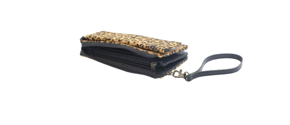 MYRA BAG S-2732 UPTOWN GIRL LEATHER & HAIRON WALLET