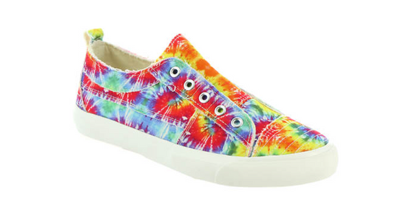Girl's Corkys 51-0121-RNBW BABALU Rainbow Slip-on Shoe CLOSEOUT