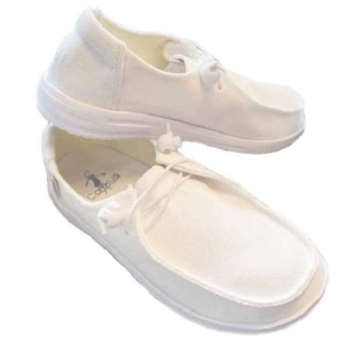 Corkys 51-0127-WHTE White Kayak Slip On Shoe CLOSEOUT