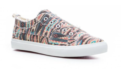 Women's Corkys 51-0121-PKAZ BABALU Pink Aztec Slip-On Shoe CLEARANCE