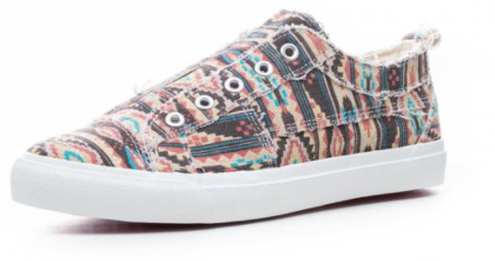 Women's Corkys 51-0121-PKAZ BABALU Pink Aztec Slip-On Shoe CLEARANCE