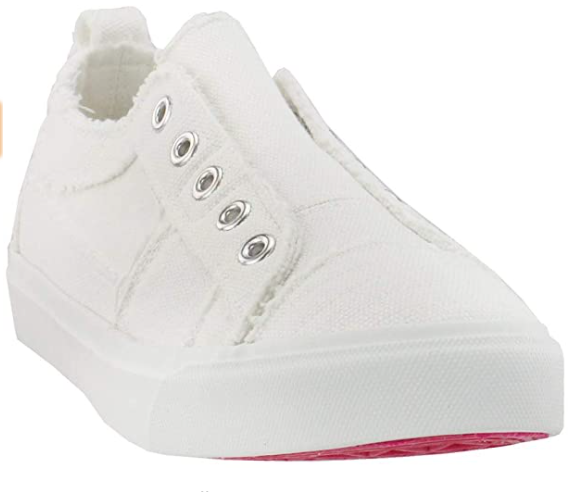 Girl's Corkys 51-0121-White BABALU Slip-on Shoe CLOSEOUT
