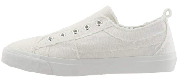 Girl's Corkys 51-0121-White BABALU Slip-on Shoe CLOSEOUT