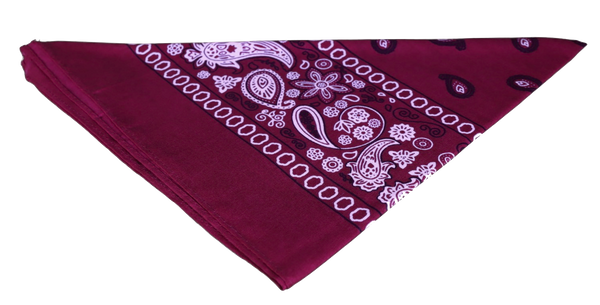 Burgundy Large Bandana