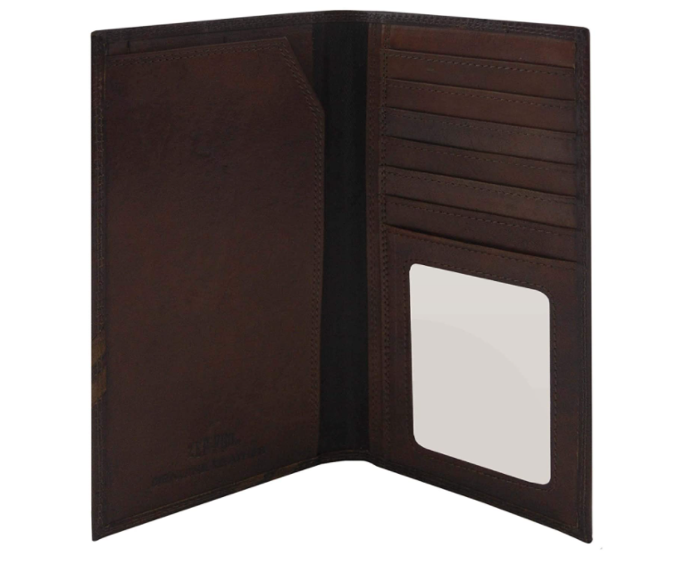Zep-Pro IWD4BRW-LSU Louisiana State University Tigers Brown Debossed Tall Wallet