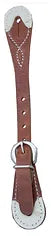 Hilltop Tack Supply H-631 Tapered Spur Strap with Rawhide