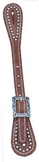 Hilltop Tack Supply H-639 Tapered Spur Strap with Spots