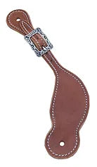 Hilltop Tack Supply H-669 Ladies' Tear Drop Spur Strap with Spots