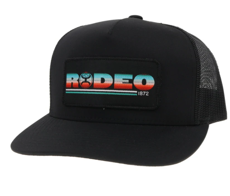 Hooey "2153T-BK" Rodeo Serape/Black Snap Back Cap
