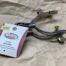 Women's Weaver Leather 25-8501 SS Roping Spurs with Engraved Band