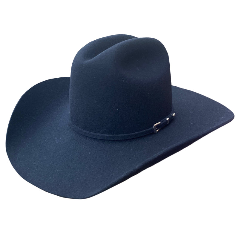 Rodeo King 3X Black Wool Top Hand Hat (Call to check availability)
