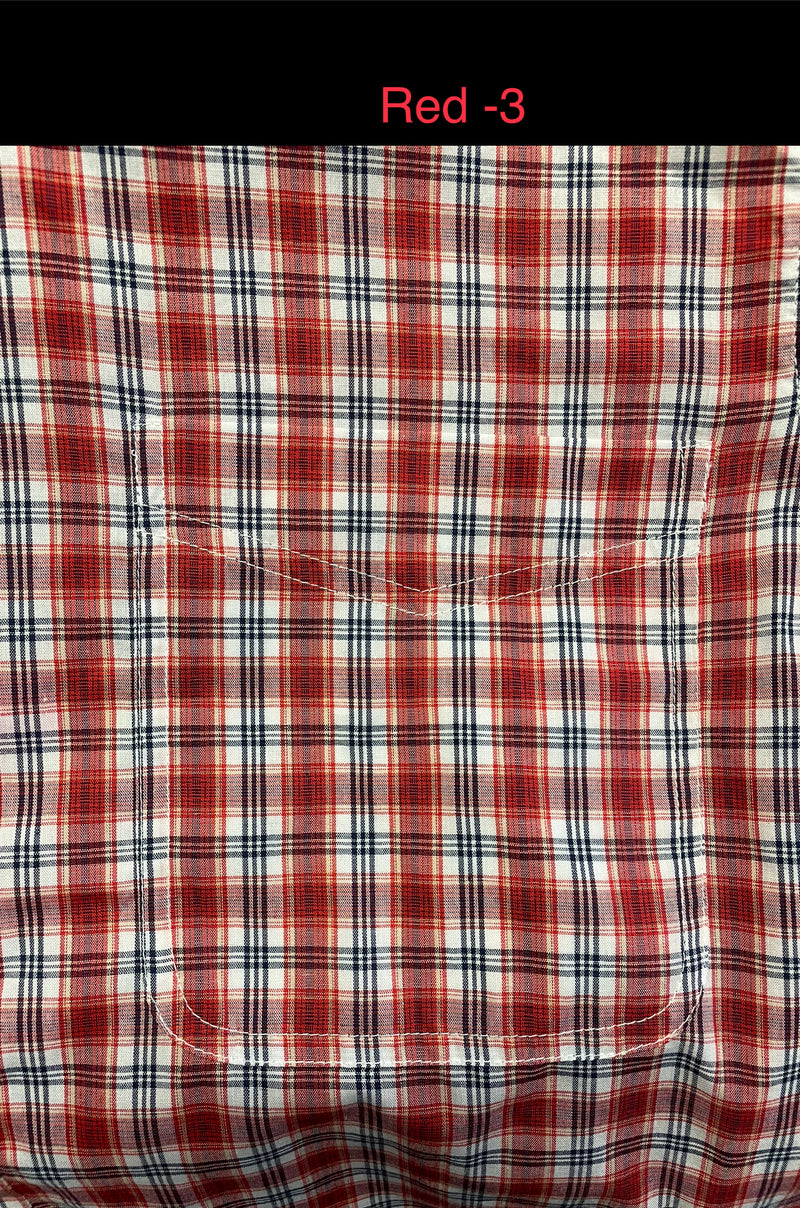 Men's Wrangler 112316672 Riata Long Sleeve Assorted Plaids Classic Fit Shirt *CLOSEOUT*