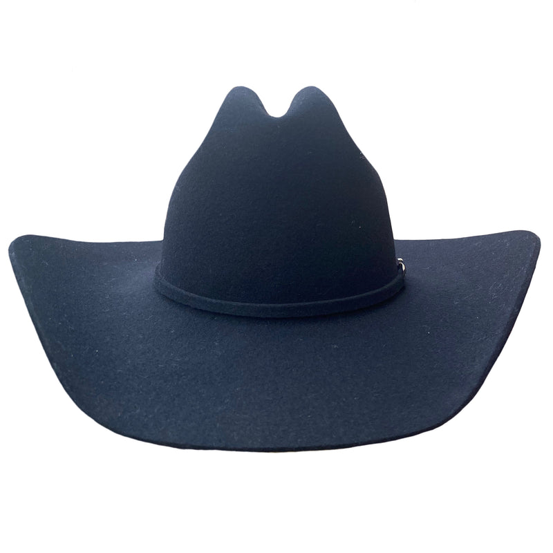 Rodeo King 3X Black Wool Top Hand Hat (Call to check availability)