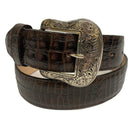 Cowtown Brown Alligator Print Belt