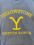 "Yellowstone-Dutton Ranch" Charcoal Next Level Short Sleeve T-Shirt *CLOSEOUT*