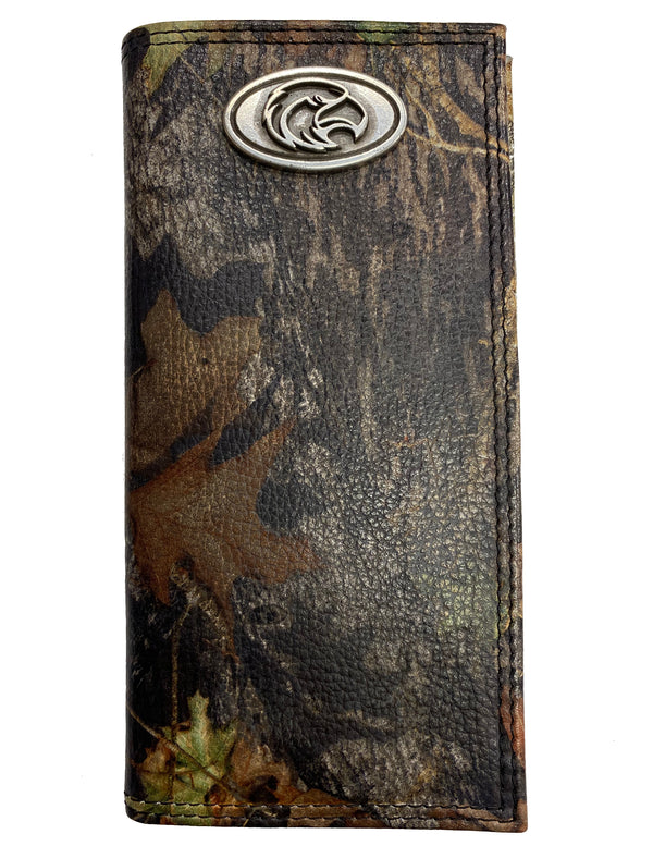 University Of Southern Mississippi Green Camo Checkbook Wallet  *Closeout*