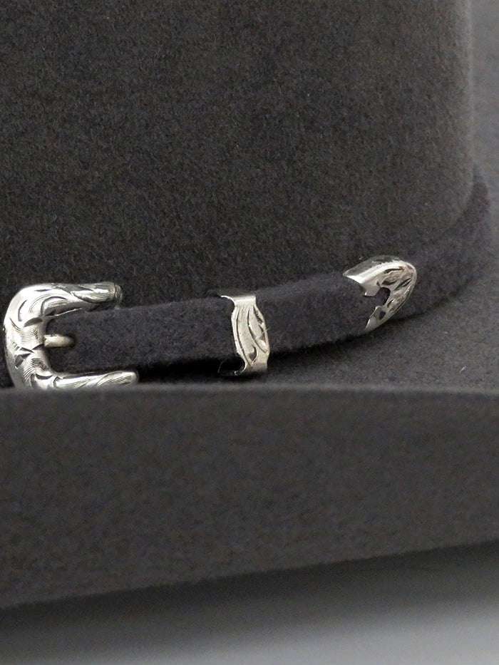 Justin 3X Denton II Smoke 4 1/2” Brim Wool Hat