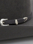 Justin 3X Denton II Smoke 4 1/2” Brim Wool Hat