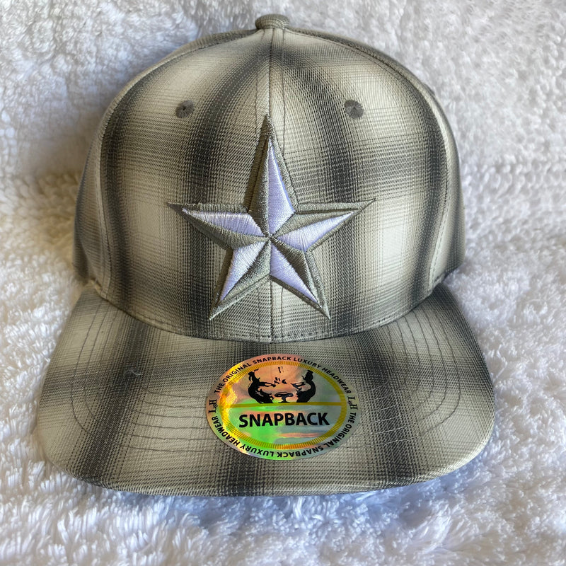 Dallas Star Black Multi Plaid Cap