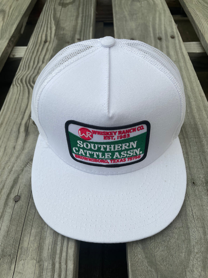 Whiskey Bent Hat Co Icy White Cattle ASSN.
