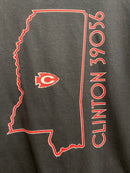 Clinton 39056 Black Gildan Soft Short Sleeve T-Shirt *CLOSEOUT*