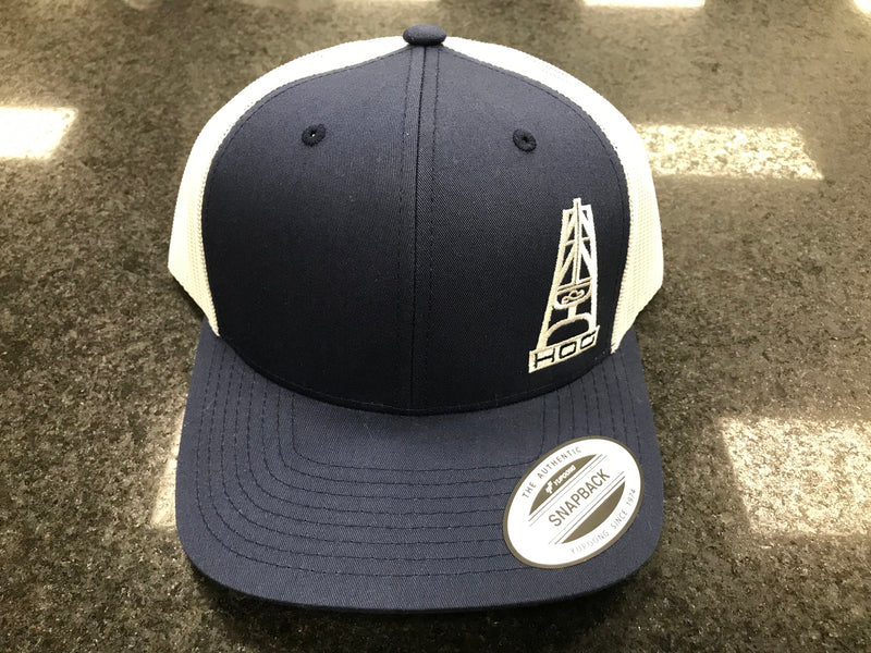 Hooey 3029T-NVWH "HOG" NAVY/WHITE CAP (CLOSEOUTS)