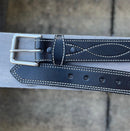 Buckle end and holes tip end shown.