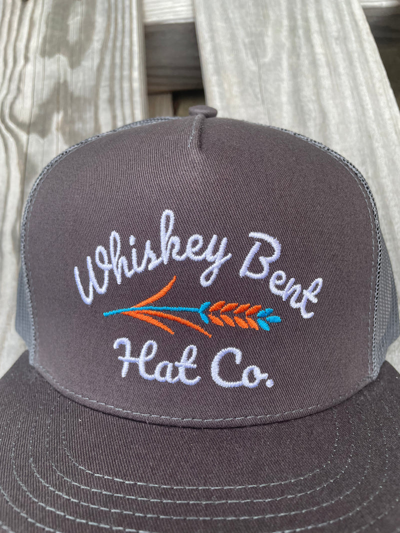 Whiskey Bent Hat Co Troubador Charcoal