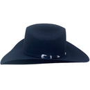 American Hat Company 7X Black Rancher Crease Crown and 4 1/4 Inch Rancher Crease Brim Felt Hat