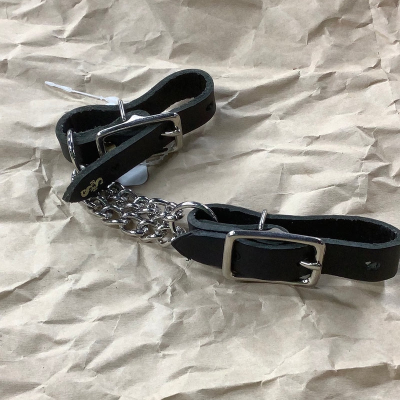 Leather Curb Chain
