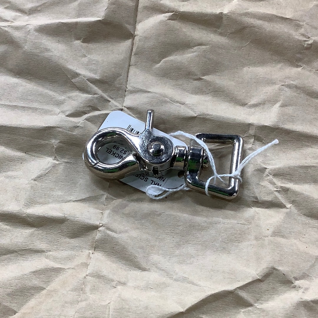 Jerry Beagley Nickel Plated Scissor Snap