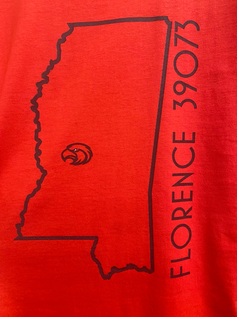 Florence 39073 Red Gildan Soft Short Sleeve T-Shirt  *CLOSEOUT*