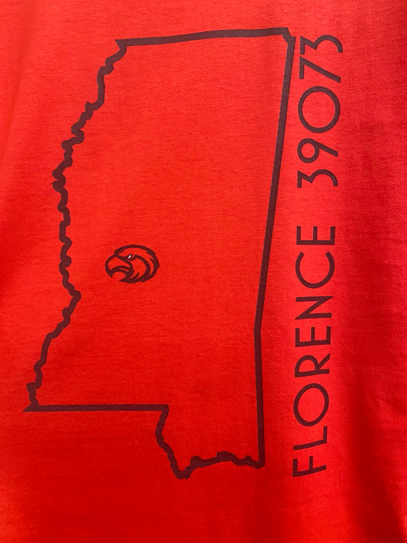 Florence 39073 Red Gildan Soft Short Sleeve T-Shirt