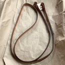 Private Label Smooth Quill Ostrich Overlay Ends Long Barrel Rein 03SP52495-1FR