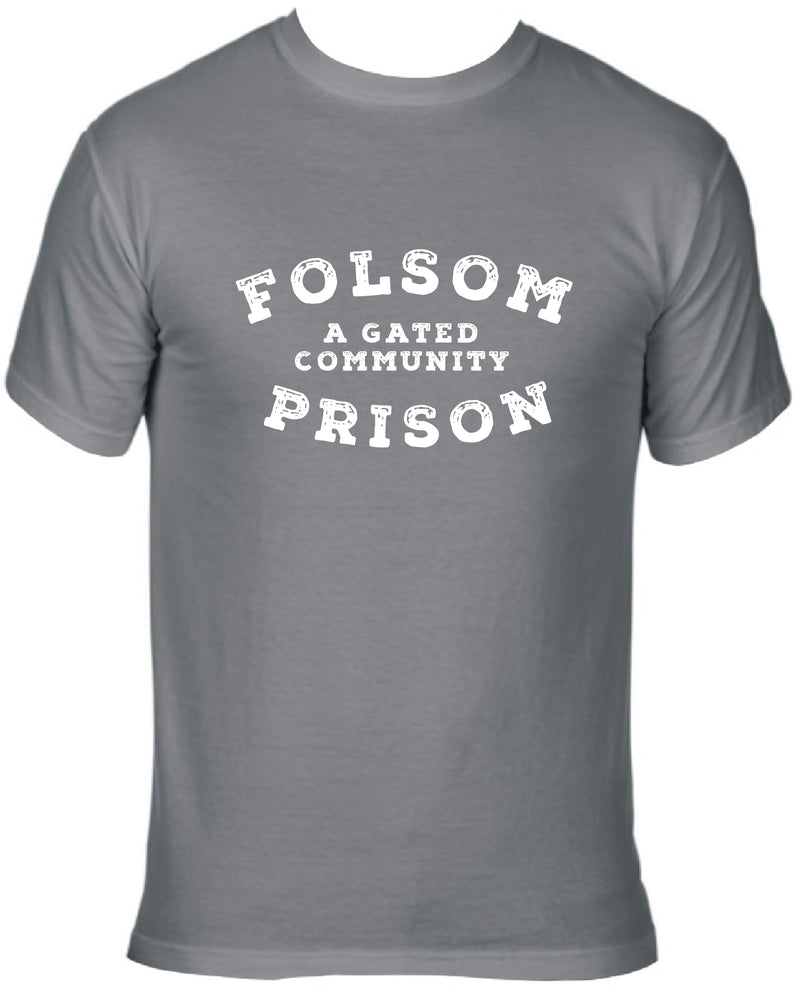FOLSOMPRISON Folsom Prison Grey Bella Canvas Short Sleeve T-Shirt