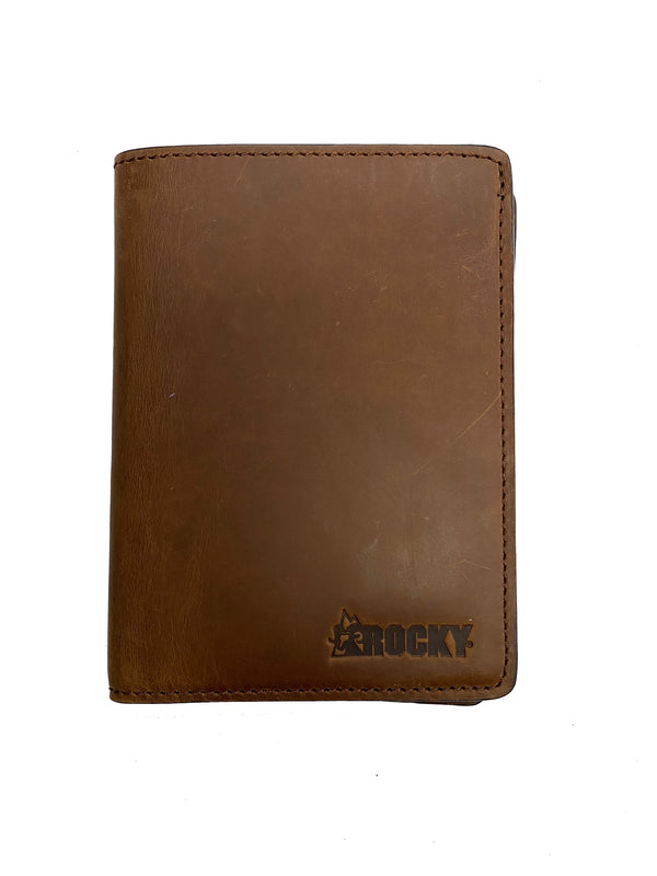 3D RBW122 ROCKY BROWN BI-FOLD WALLET *CLOSEOUT*
