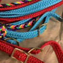 Jerry Beagley Small Nylon Cord Barrel Rein With Knots