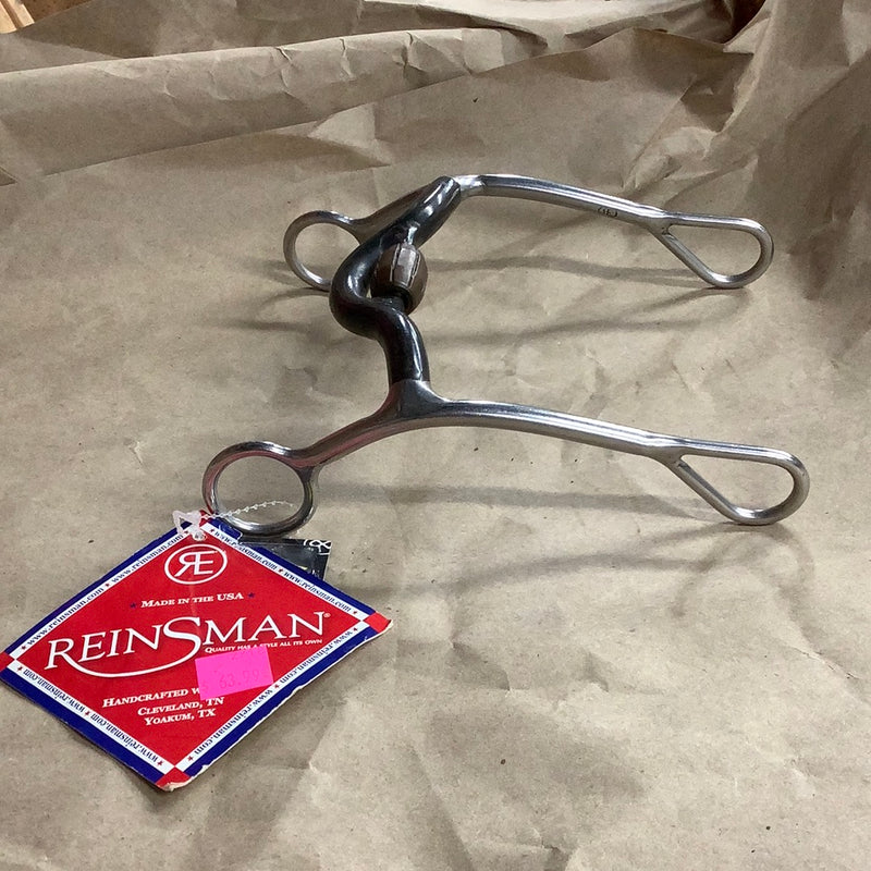 Reinsman Junior Cutter Sweet Iron Medium Port With Copper Roller Part 641