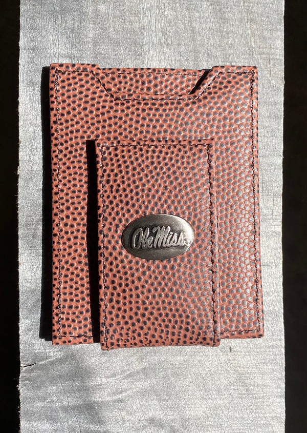 Zep-Pro IWT5FTBL-OLEMS Ole Miss Tan Front Pocket Wallet