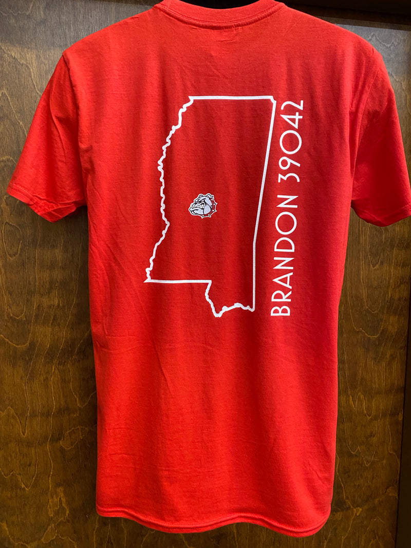 Brandon 39042 Red Next Level Short Sleeve T-Shirt  *CLOSEOUT*