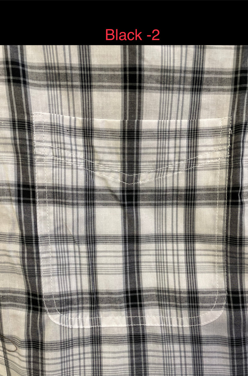 Men's Wrangler 112316672 Riata Long Sleeve Assorted Plaids Classic Fit Shirt *CLOSEOUT*