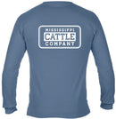 Mississippi Cattle Company MSCATTLELS-10 Blue Jean Long Sleeve Comfort Color T-Shirt