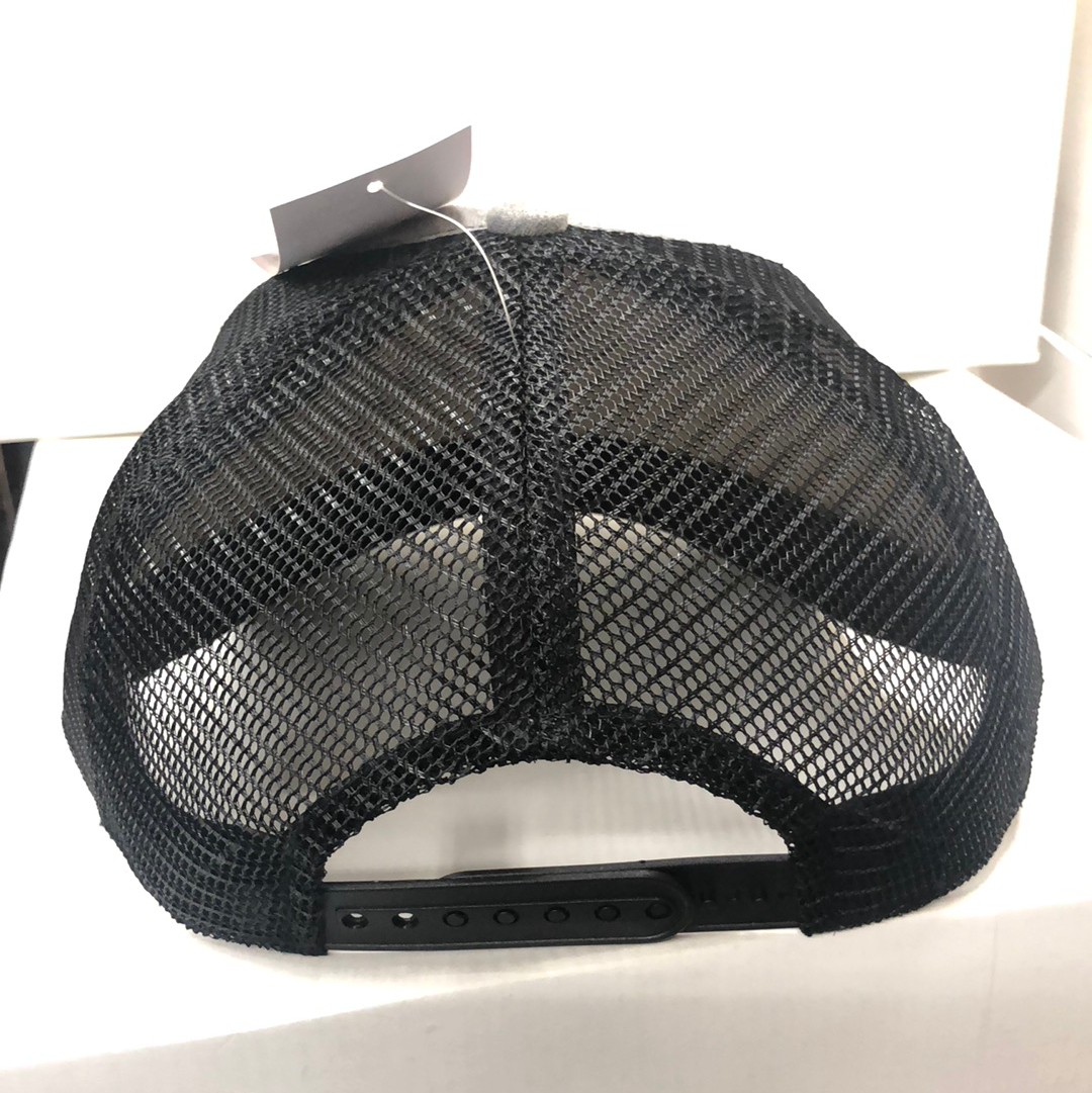 Hunters Logo HW-OS-HBL Heather Grey/Black Snap Back Trucker Cap