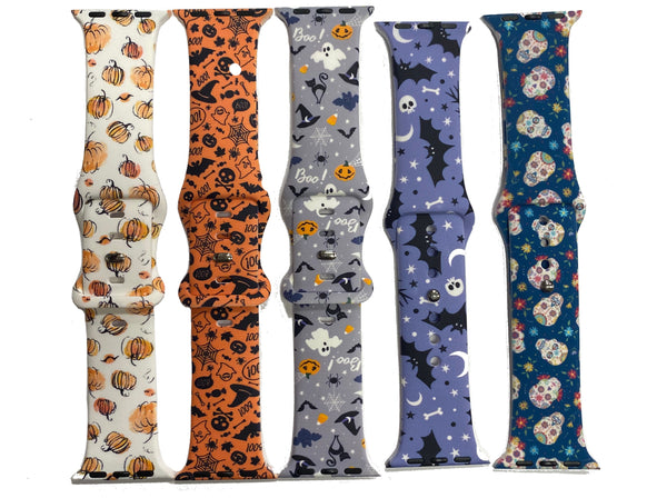 Apple Watch Assorted Halloween Silicone Band