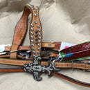 Martin Saddlery GCHBGNC Gypsy Cowgirl Browband Headstall CLOSEOUT