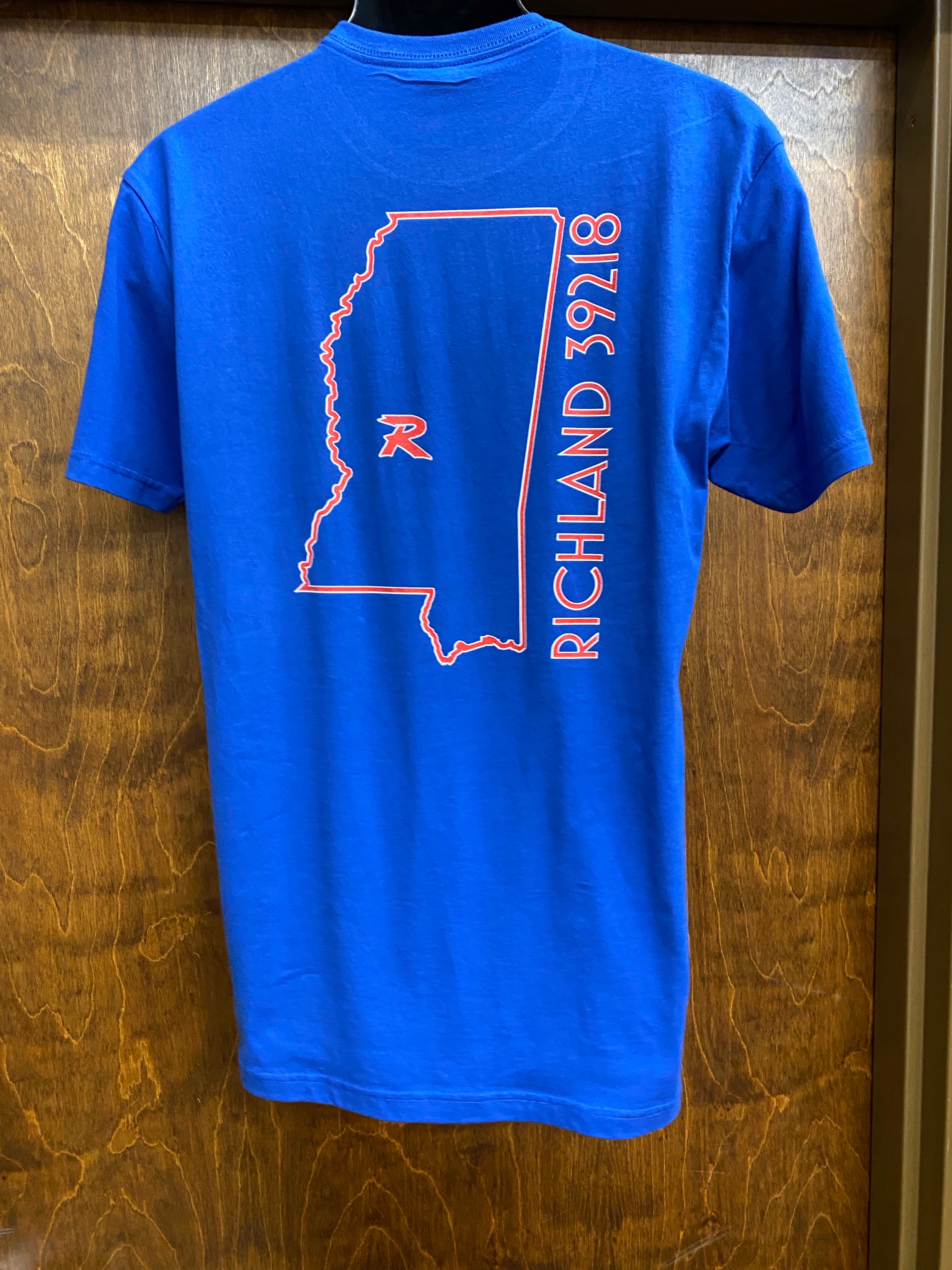 Richland 39218 Royal Gildan Soft Short Sleeve T-Shirt  *CLOSEOUT*