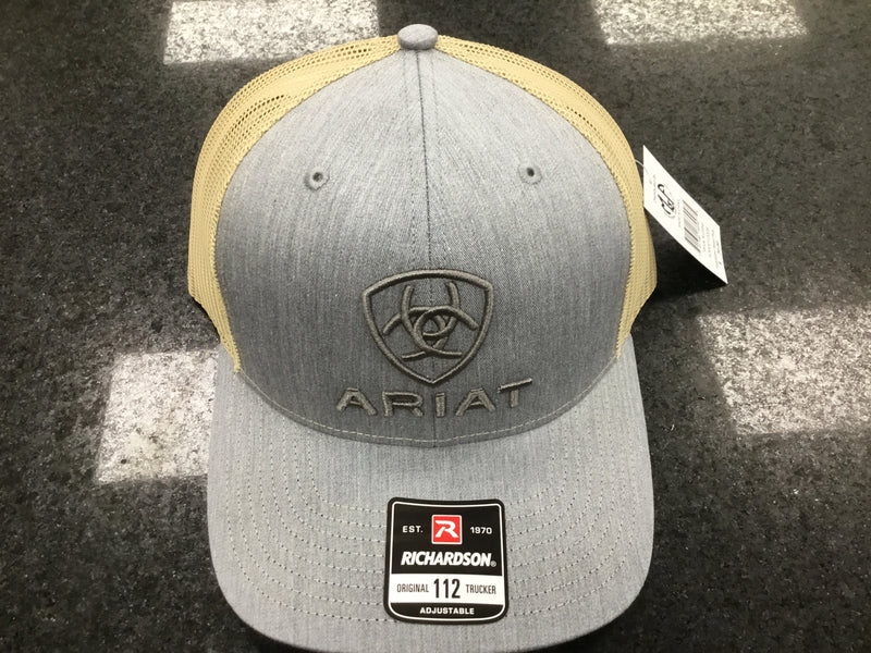 Arait A300012008 Grey Cap With Ariat Logo